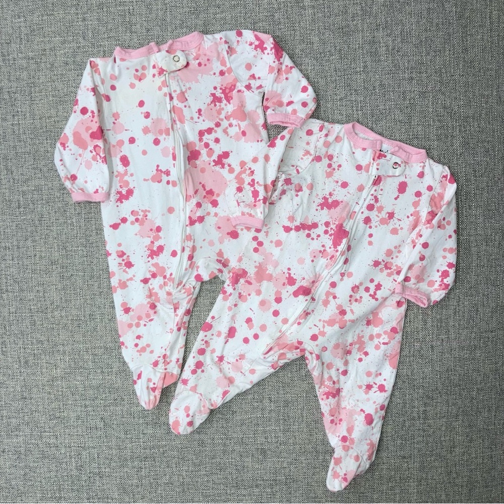 Pair of Biscuit 3-6m GUC very faint yellowing